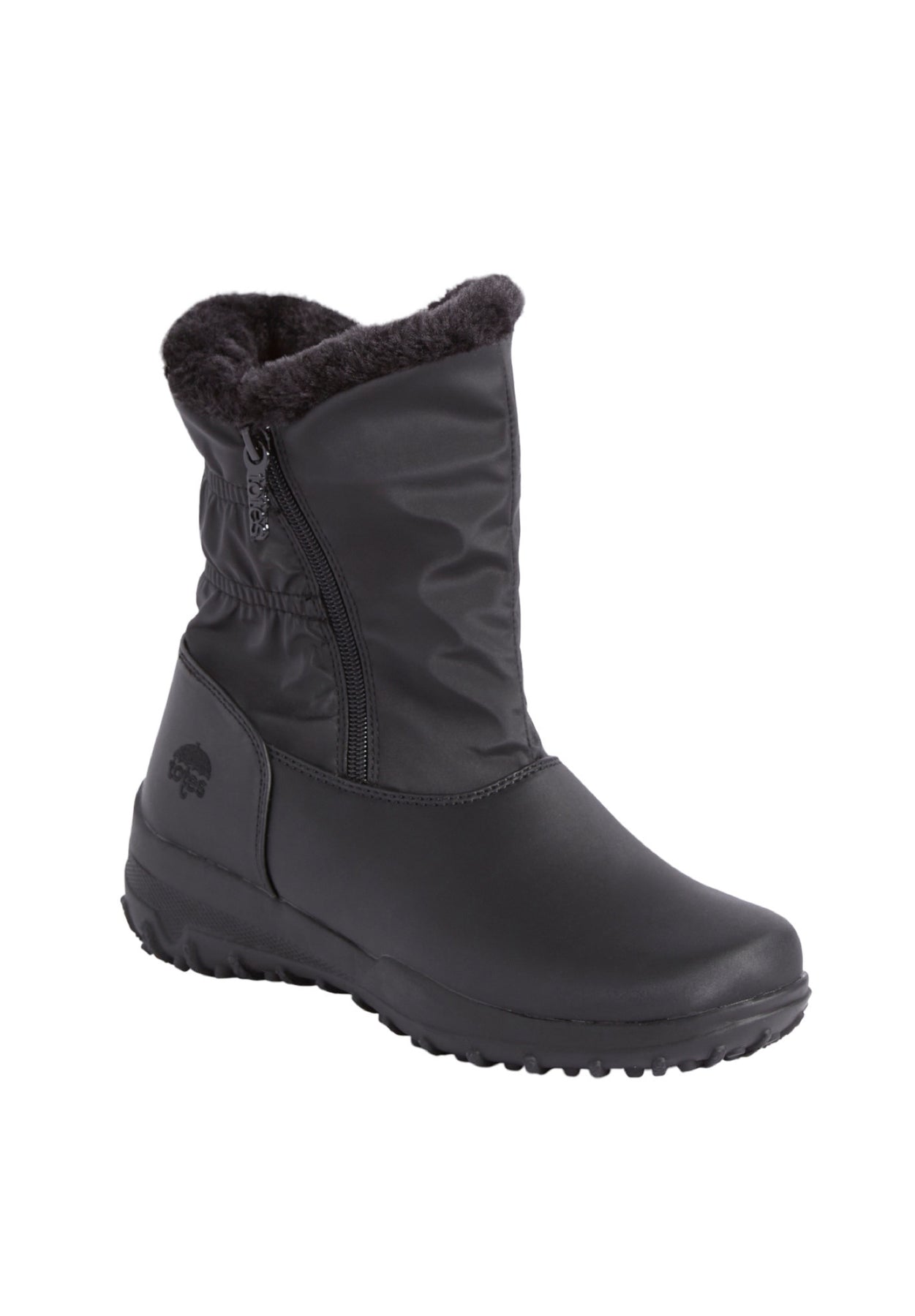 black square toe boots womens