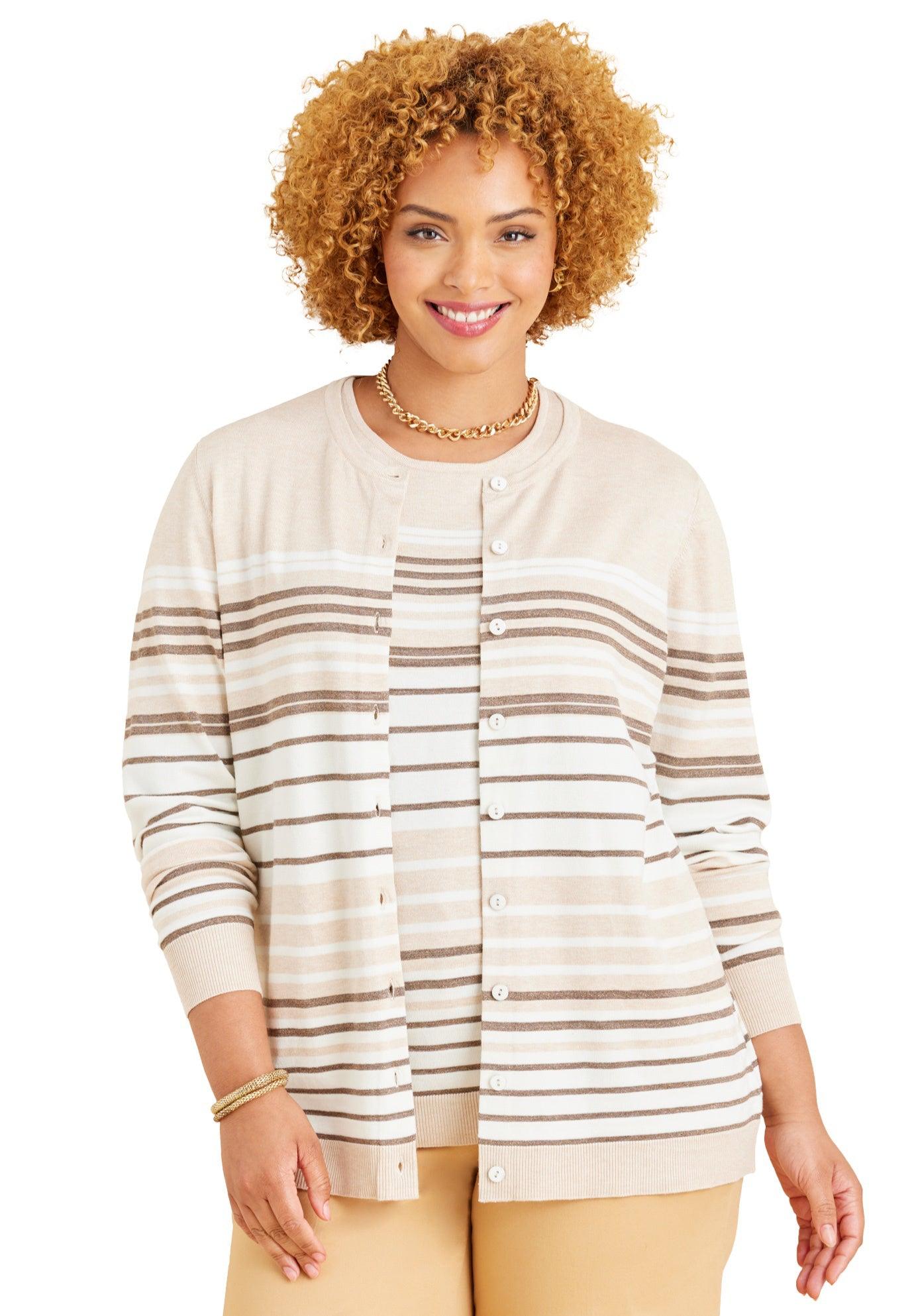 Haut Femme Taille 4X Plus - Liz & Me, Simili Daim Beige, à Boutons - Occasion Très Bon état