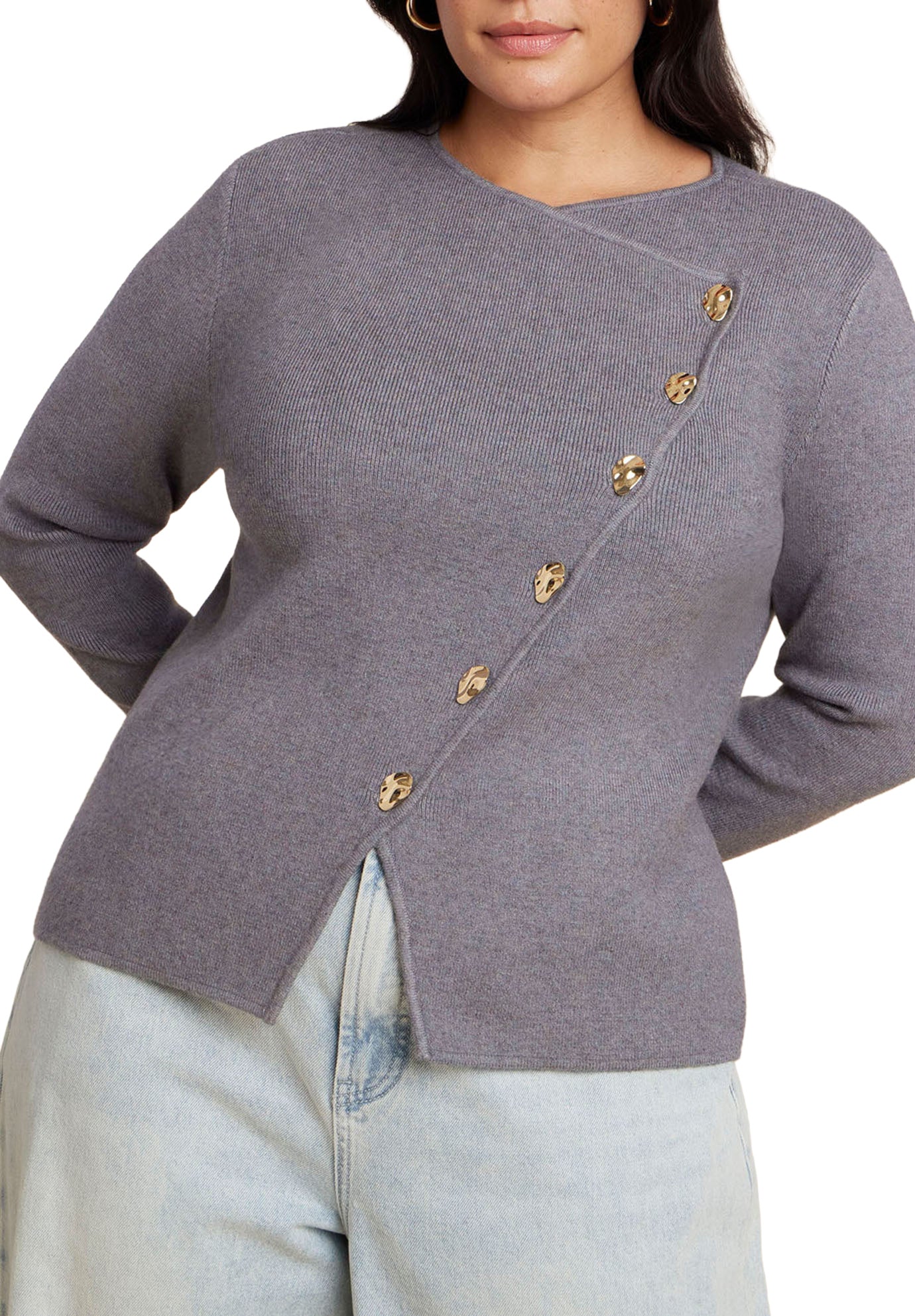 Overlap Cardigan | ELOQUII – One Stop Plus